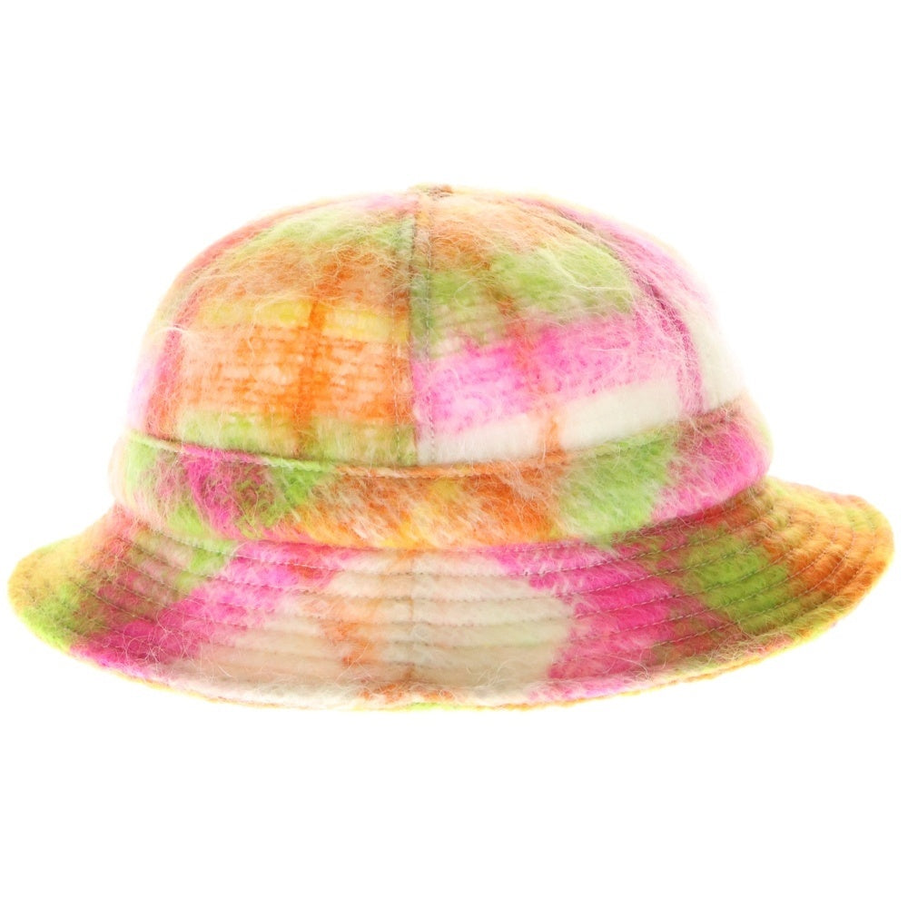 SUPREME(シュプリーム) 25ss Mohair Plaid Bell Hat モヘヤ バケットハット マルチ