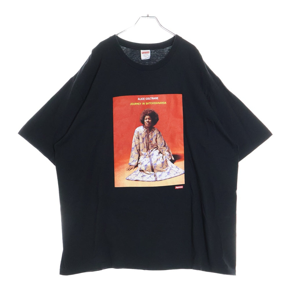 SUPREME(シュプリーム) 24SS×Alice Coltrane Satchidananda Tee アリス・コルトレーン サッチダーナンダ クルーネック半袖Tシャツカットソー ブラック