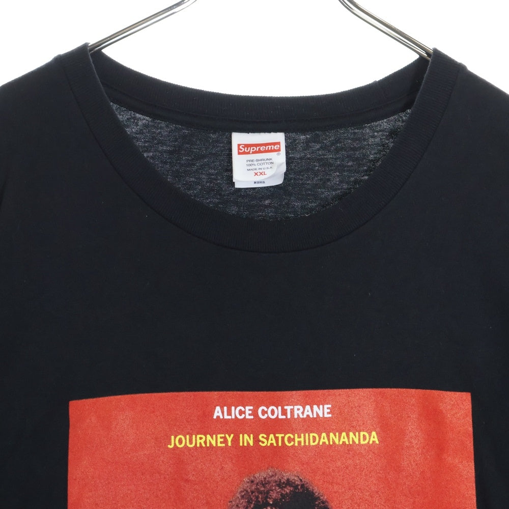 SUPREME(シュプリーム) 24SS×Alice Coltrane Satchidananda Tee アリス・コルトレーン サッチダーナンダ クルーネック半袖Tシャツカットソー ブラック