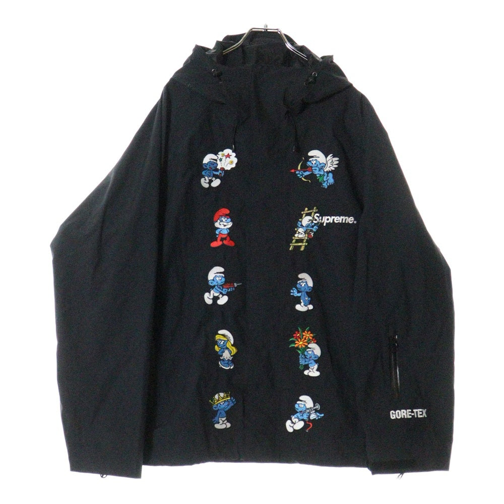 SUPREME(シュプリーム) 20AW Smurfs GORE-TEX Shell Jacket スマーフス ゴアテックス シェルジャケット フーディ ブラック