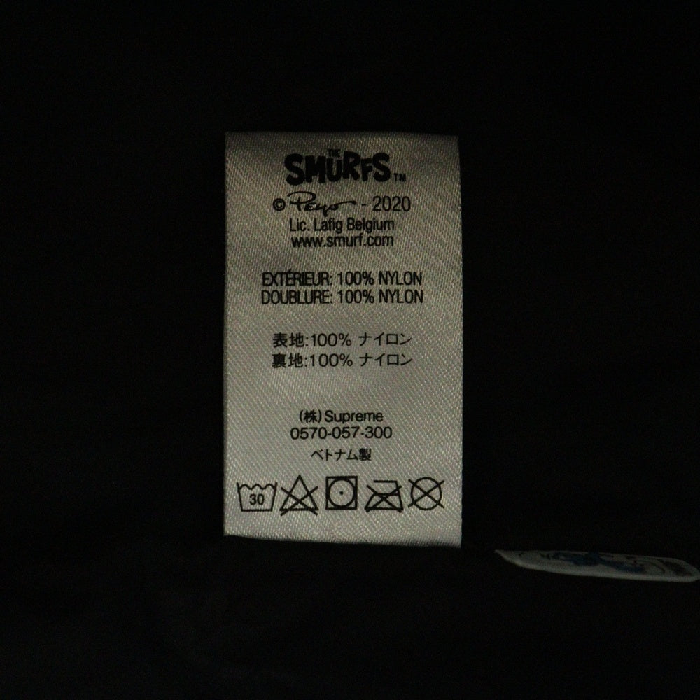 SUPREME(シュプリーム) 20AW Smurfs GORE-TEX Shell Jacket スマーフス ゴアテックス シェルジャケット フーディ ブラック