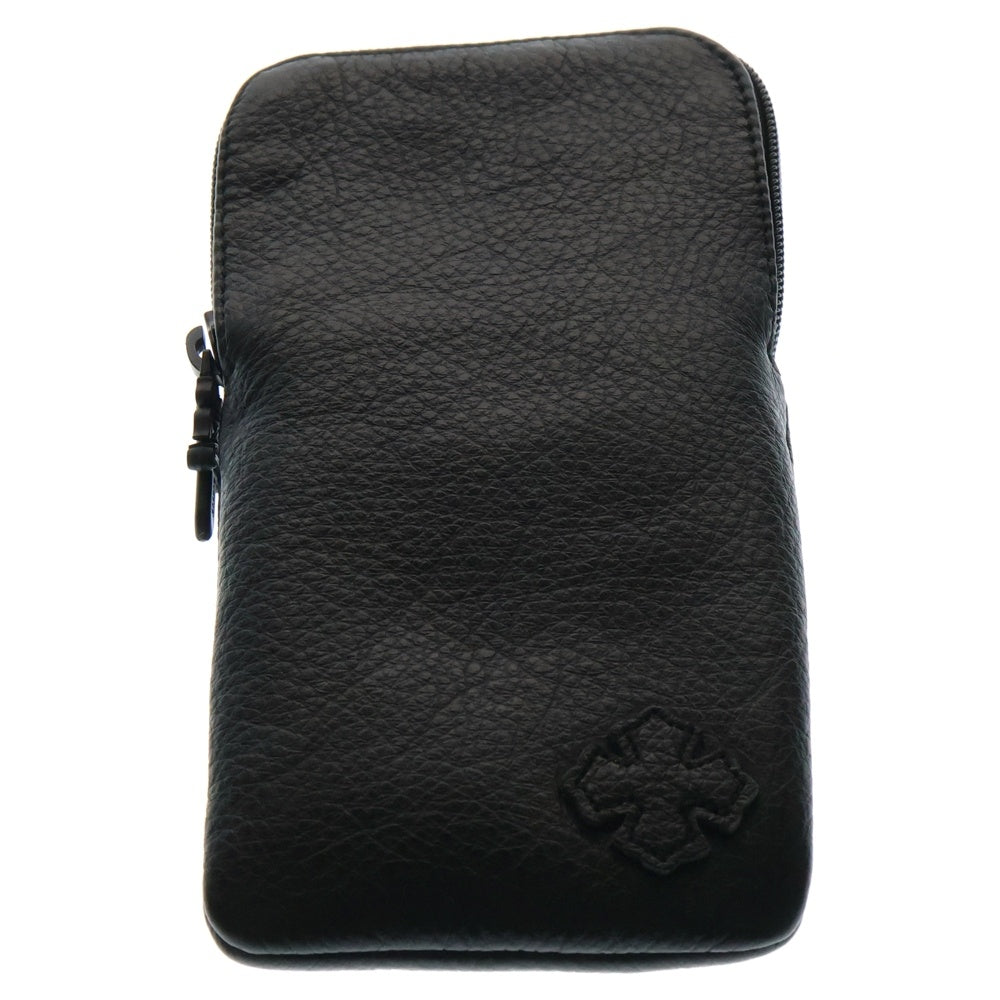 CHROME HEARTS(クロムハーツ) BOX-OFFICER BK-18KGP ダガーテンプル装飾 デモレンズ ブラックフレーム サングラス アイウェア ブラック/ゴールド