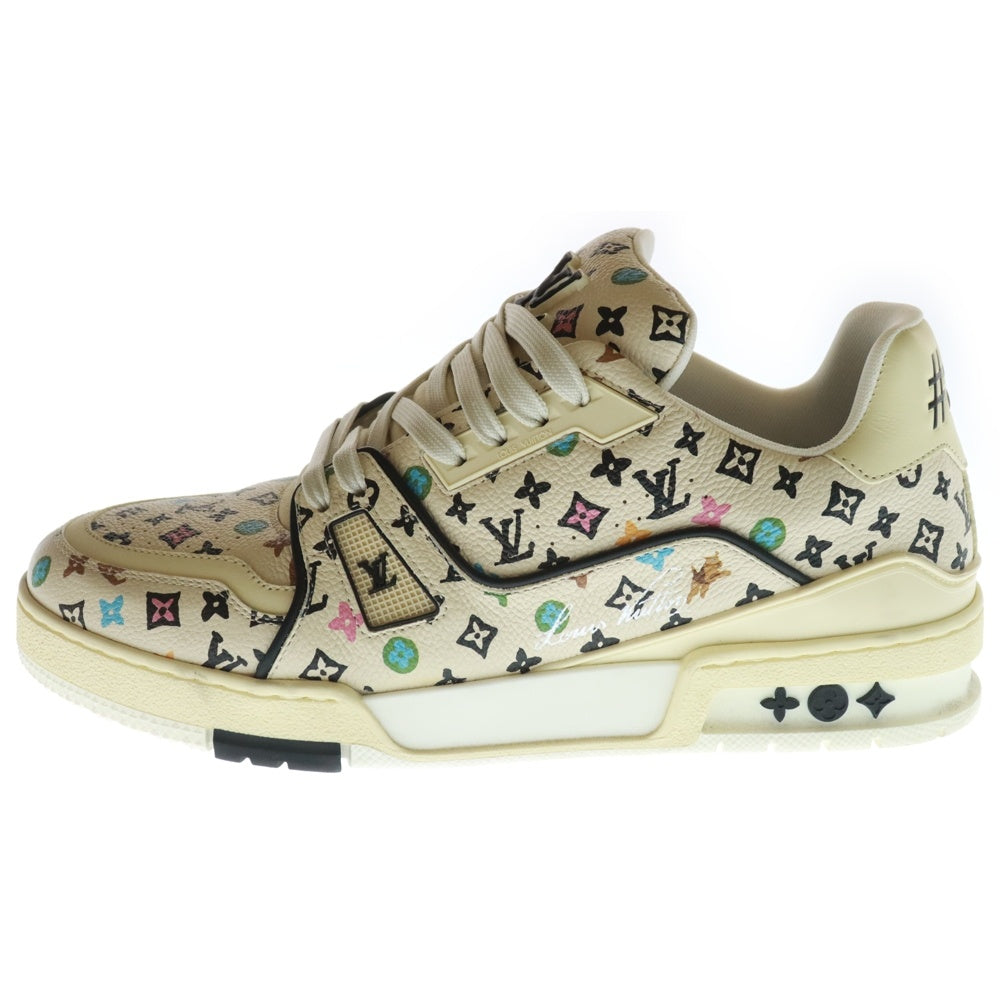 LOUIS VUITTON(ルイヴィトン) ×Tyler the Creator LV Trainer ×タイラーザクリエイター モノグラム LVトレーナー ローカットスニーカー ベージュ