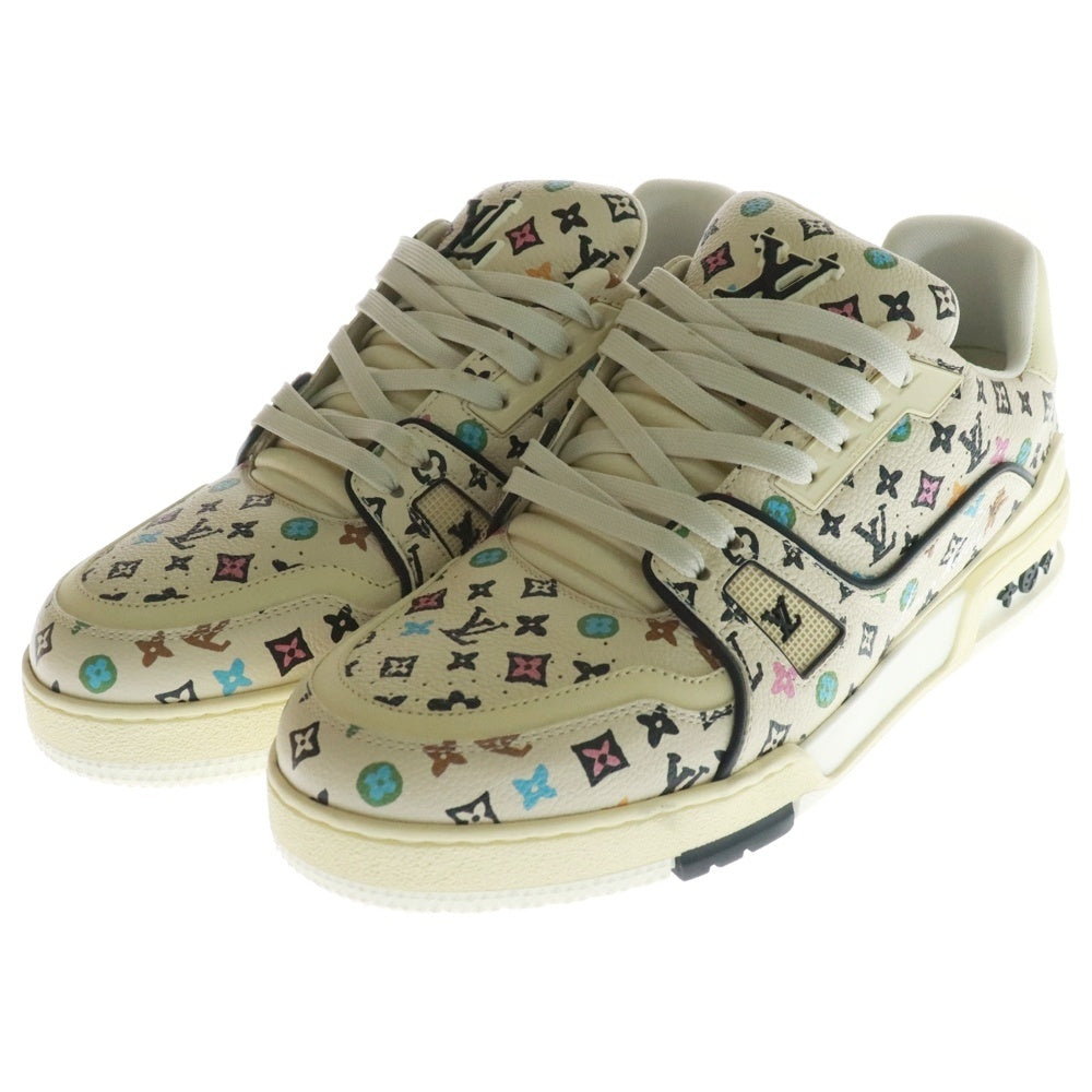 LOUIS VUITTON(ルイヴィトン) ×Tyler the Creator LV Trainer ×タイラーザクリエイター モノグラム LVトレーナー ローカットスニーカー ベージュ