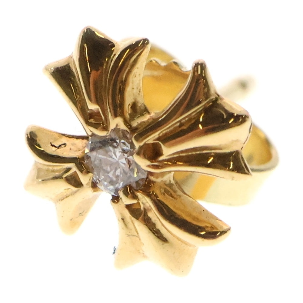 CHROME HEARTS(クロムハーツ) 22K No2 CH PLS 1DIA CHプラス スタッドピアス 1ダイヤ ゴールド BCA021