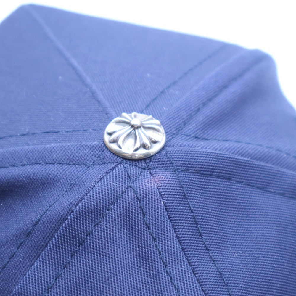 CHROME HEARTS(クロムハーツ) CH HAT CH刺繍ベースボールキャップ 帽子 ネイビー