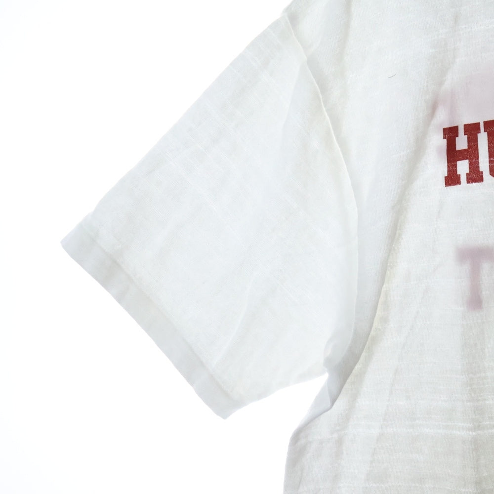 HUMAN MADE(ヒューマンメイド) Classic T-Shirt クラシック ロゴ クルーネック半袖Tシャツカットソー ホワイト/レッド