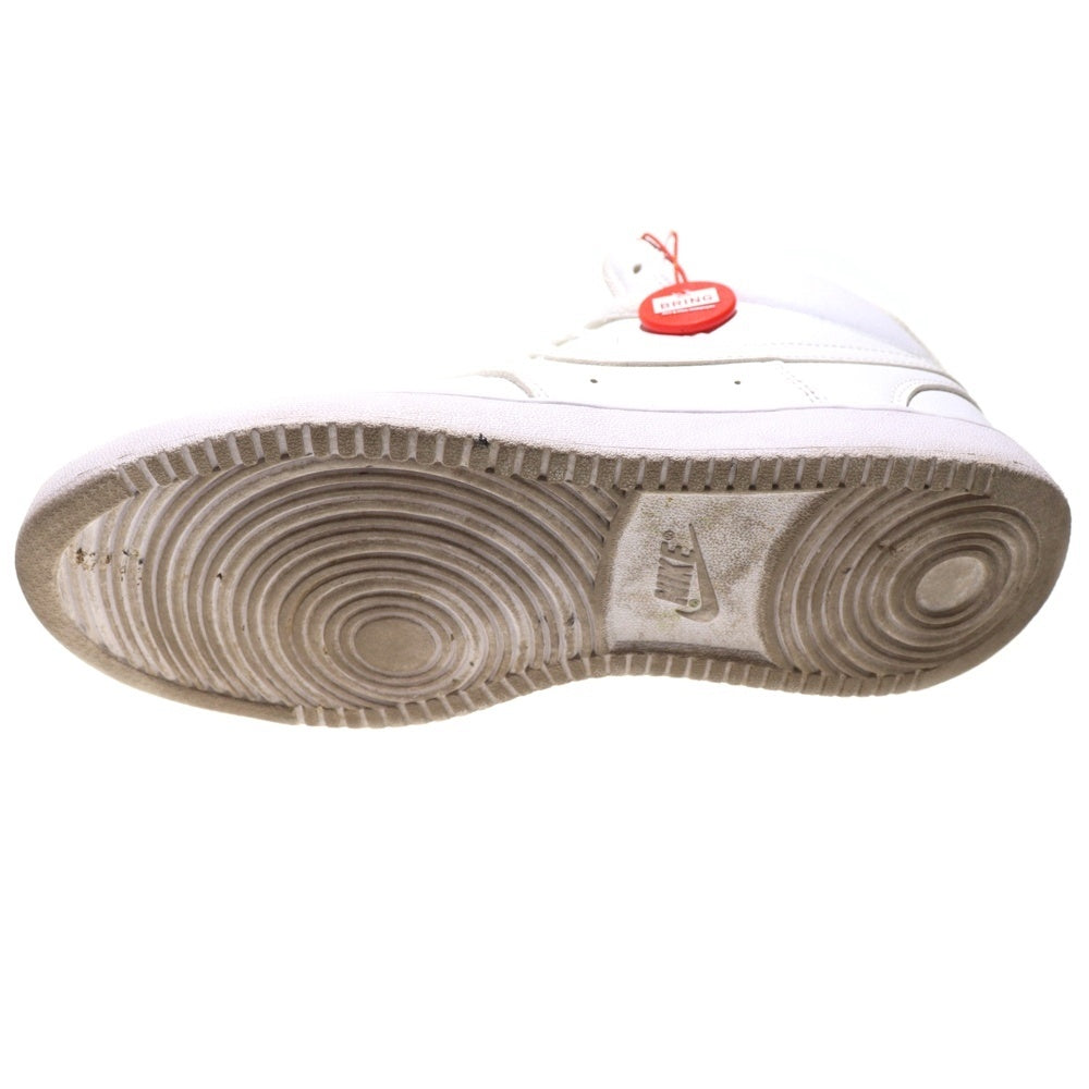 NIKE(ナイキ) COURT VISION MID SL CD5467-100 コート ヴィジョン ミドルカットスニーカー ホワイト U8.5/26.5cm