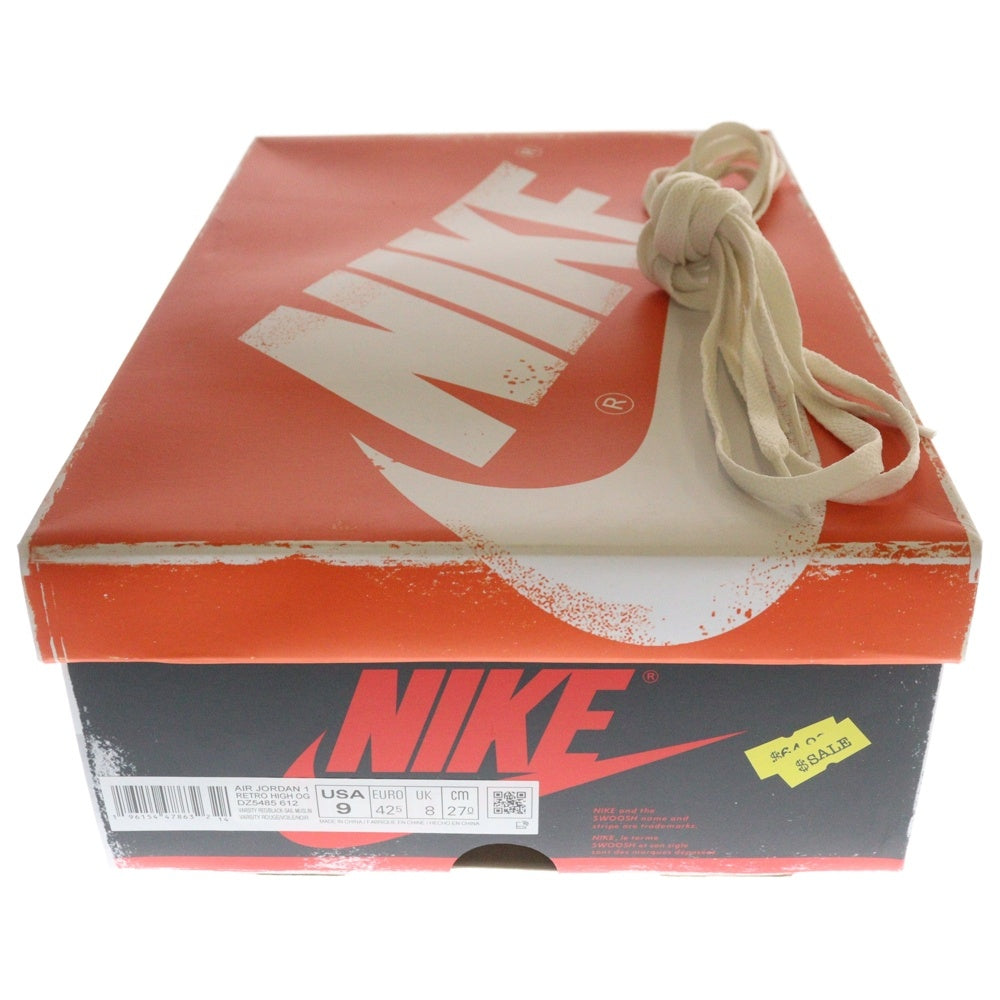 NIKE(ナイキ) AIR JORDAN 1 LOST&FOUND DZ5485-612 エアジョーダン1 ロスト&ファウンド シカゴ ハイカットスニーカー ホワイト/レッド US9/27cm
