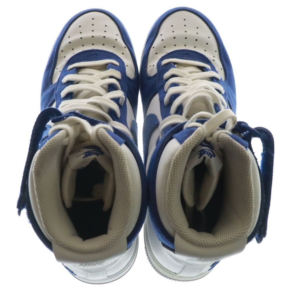 NIKE(ナイキ) Air Force 1 High EMB Dodgers DC8168-100 エアフォース1 ハイ EMB ドジャース ハイカットスニーカー ブルー/ホワイト US9/27cm
