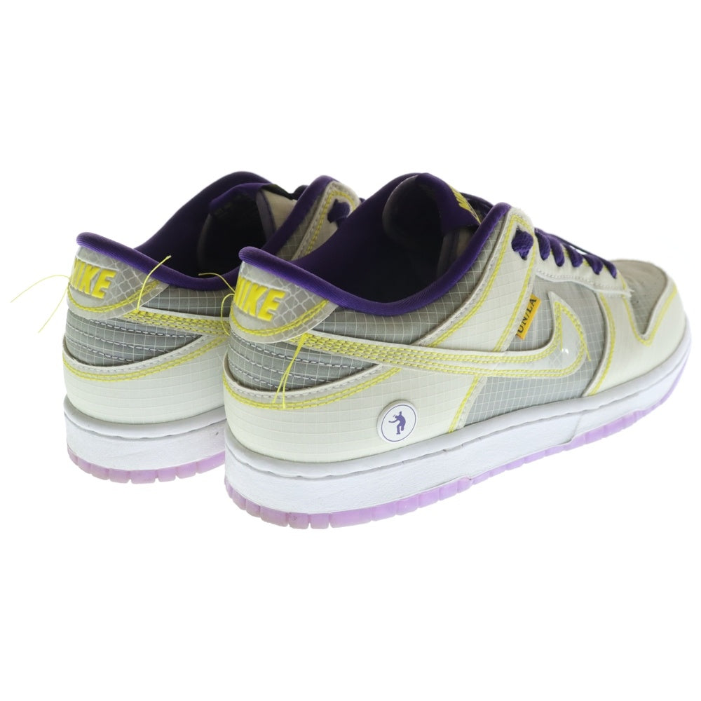NIKE(ナイキ) ×UNION DUNK LOW DJ9649-500 ユニオン ダンク ローカットスニーカー イエロー/パープル US9/27cm
