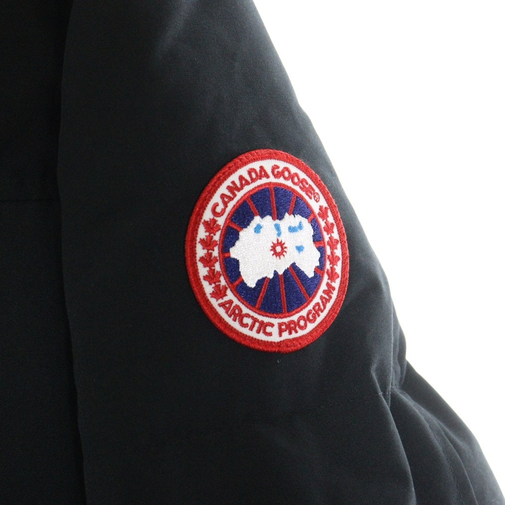 CANADA GOOSE(カナダグース) MACMILLAN PARKA 2080MB マクミランパーカ ロゴワッペン ダウンジャケット フーディ ブラック