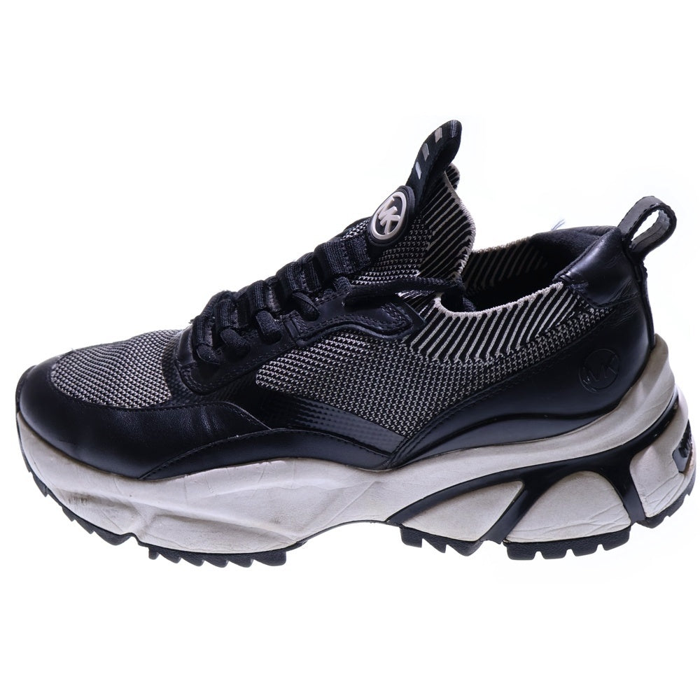 MICHAEL KORS(マイケルコース) DARIUS KNIT TRAINER 44S4DRFS3D ロゴ ローカットスニーカー ブラック