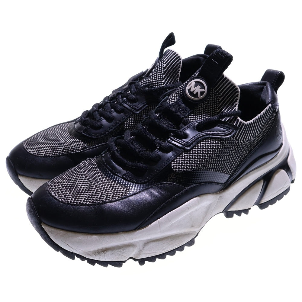 MICHAEL KORS(マイケルコース) DARIUS KNIT TRAINER 44S4DRFS3D ロゴ ローカットスニーカー ブラック