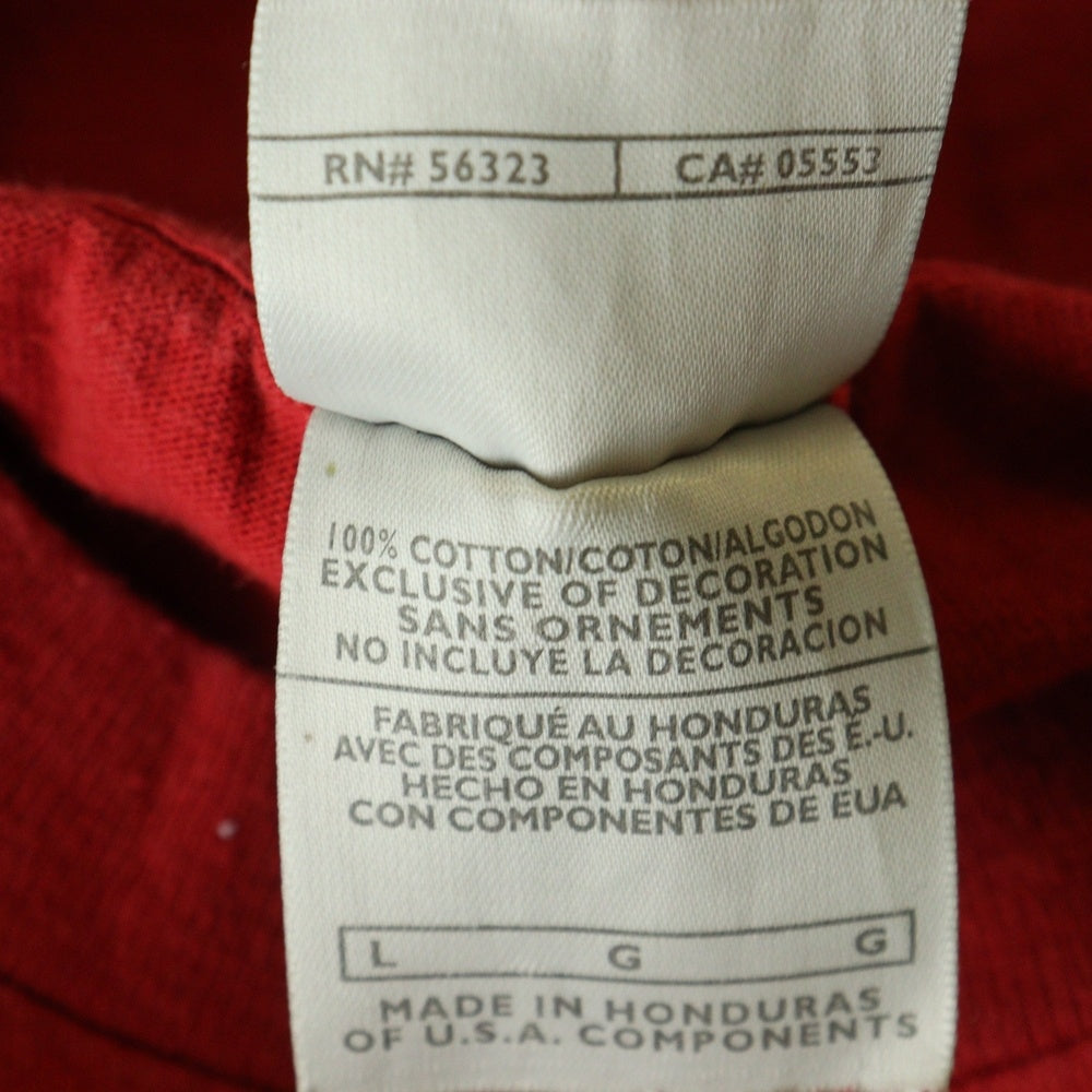 NIKE(ナイキ) 00s USA ロゴ クルーネック半袖Tシャツカットソー レッド