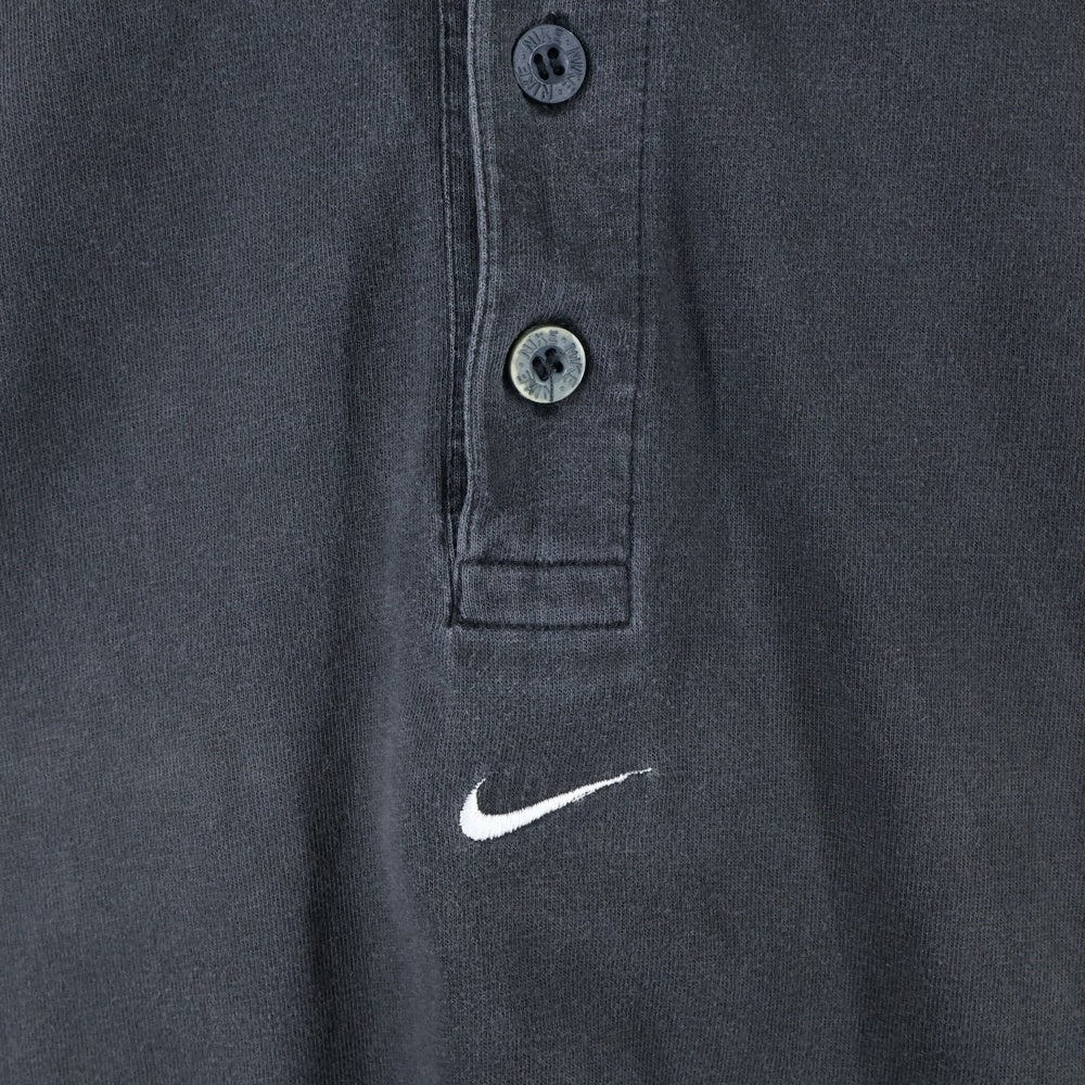 NIKE(ナイキ) 00s ロゴ 半袖ポロシャツ ブラック