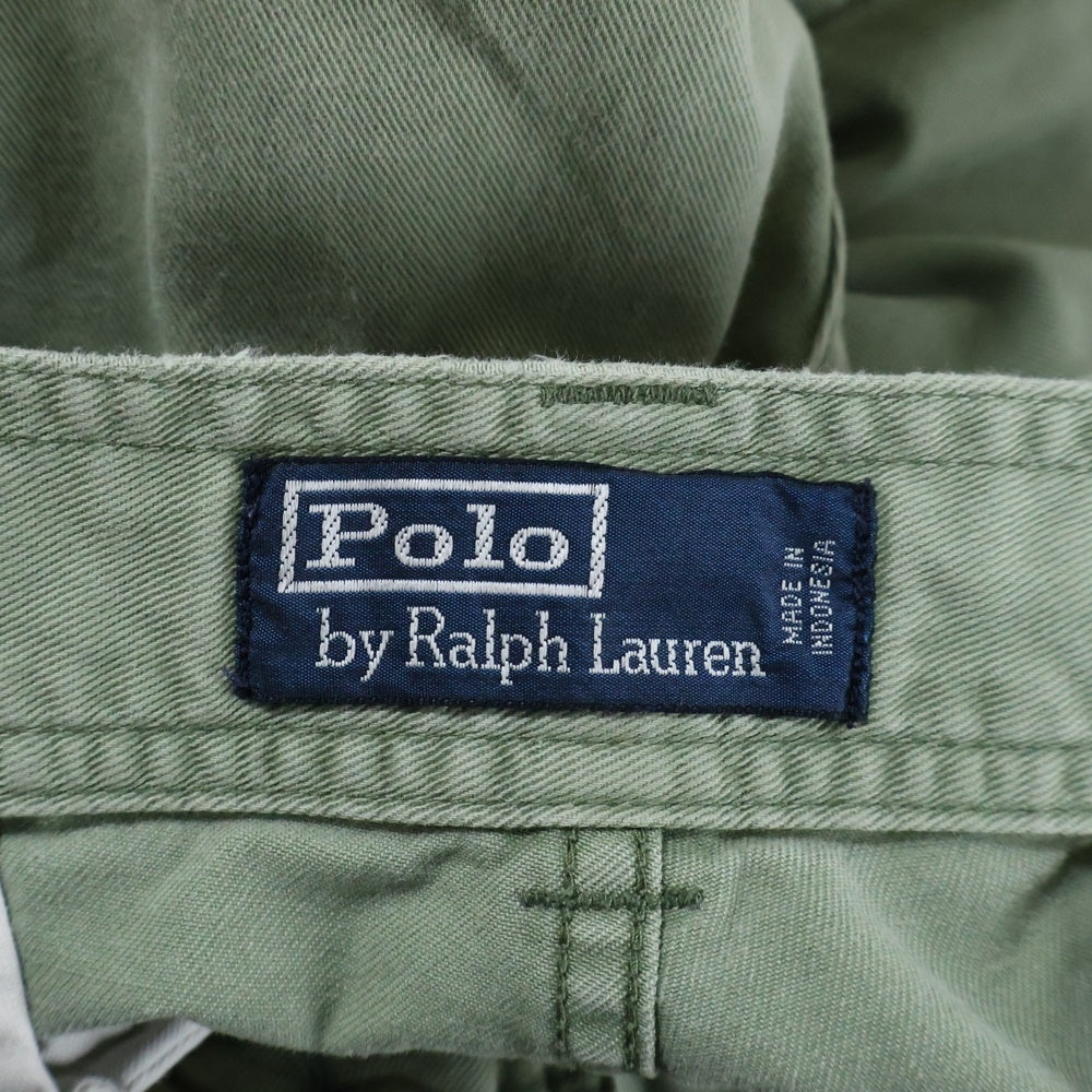 POLO RALPH LAUREN(ポロラルフローレン) 90s POLO 67CHINO カーゴショーツ ハーフパンツ グリーン
