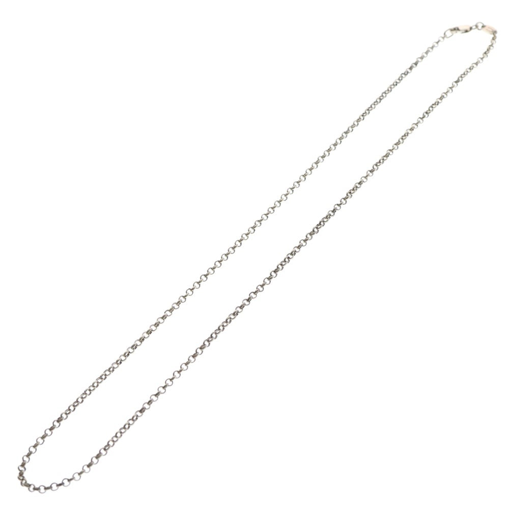 CHROME HEARTS(クロムハーツ) NECKCHAIN R18 ロールチェーンネックレス 18inch シルバー BCA083