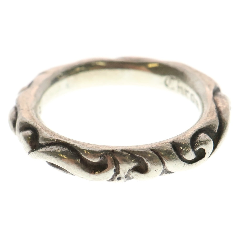 CHROME HEARTS(クロムハーツ) SCRL BAND スクロールバンド リング シルバー BCA351