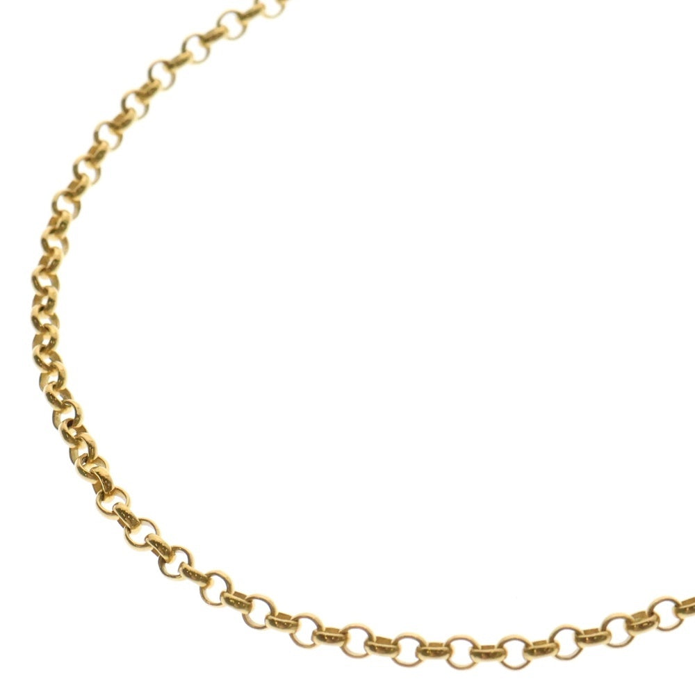 CHROME HEARTS(クロムハーツ) 22K NECKCHAIN R20 ロールチェーンネックレス 20inch ゴールド BCA011