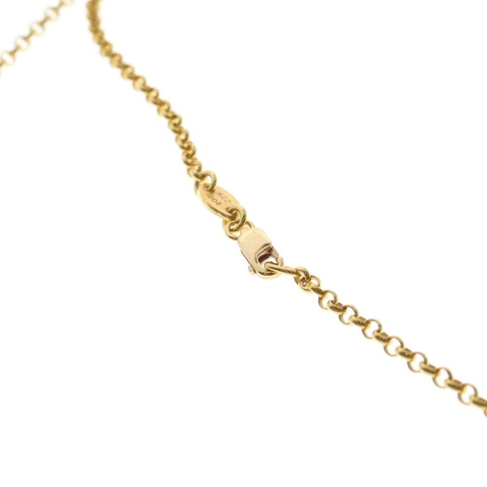 CHROME HEARTS(クロムハーツ) 22K NECKCHAIN R20 ロールチェーンネックレス 20inch ゴールド BCA011