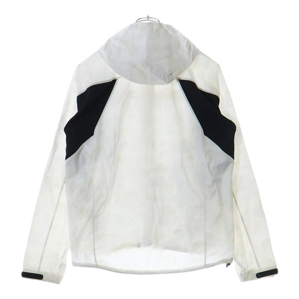 A BATHING APE(アベイシングエイプ) カモ柄 ジップジャケット フーディ ホワイト 001LJB201020X