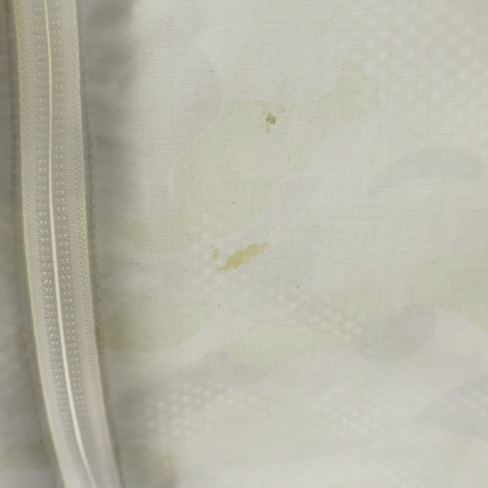 A BATHING APE(アベイシングエイプ) カモ柄 ジップジャケット フーディ ホワイト 001LJB201020X