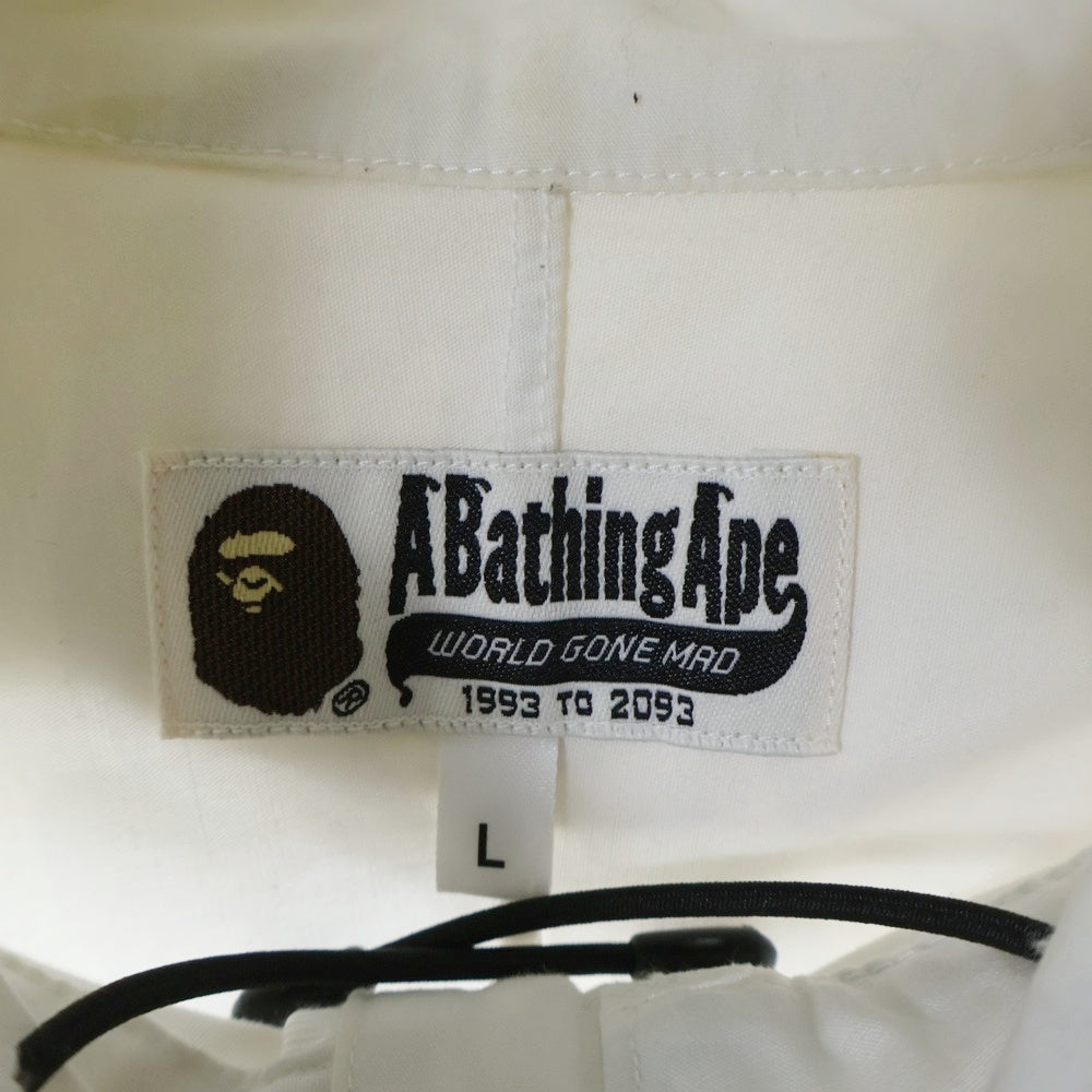 A BATHING APE(アベイシングエイプ) カモ柄 ジップジャケット フーディ ホワイト 001LJB201020X