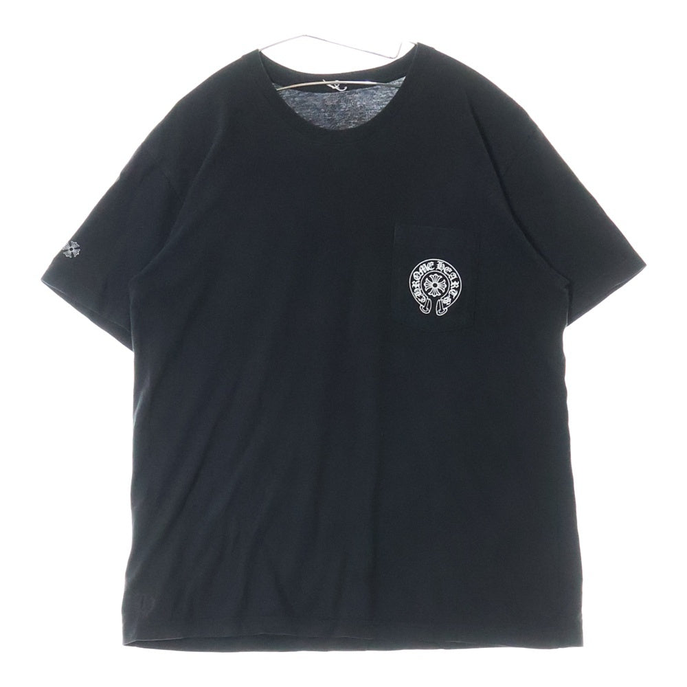 CHROME HEARTS(クロムハーツ) CH T-SHRT グラデーションサークルロゴプリント 半袖Tシャツ 半袖カットソー ブラック
