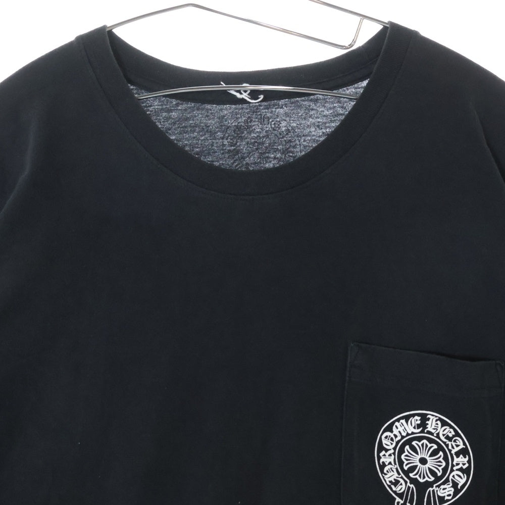 CHROME HEARTS(クロムハーツ) CH T-SHRT グラデーションサークルロゴプリント 半袖Tシャツ 半袖カットソー ブラック