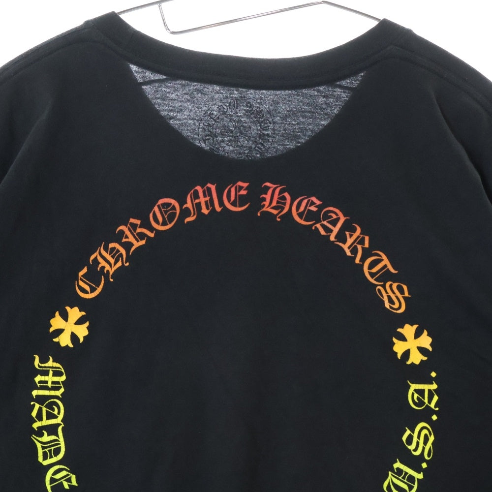 CHROME HEARTS(クロムハーツ) CH T-SHRT グラデーションサークルロゴプリント 半袖Tシャツ 半袖カットソー ブラック