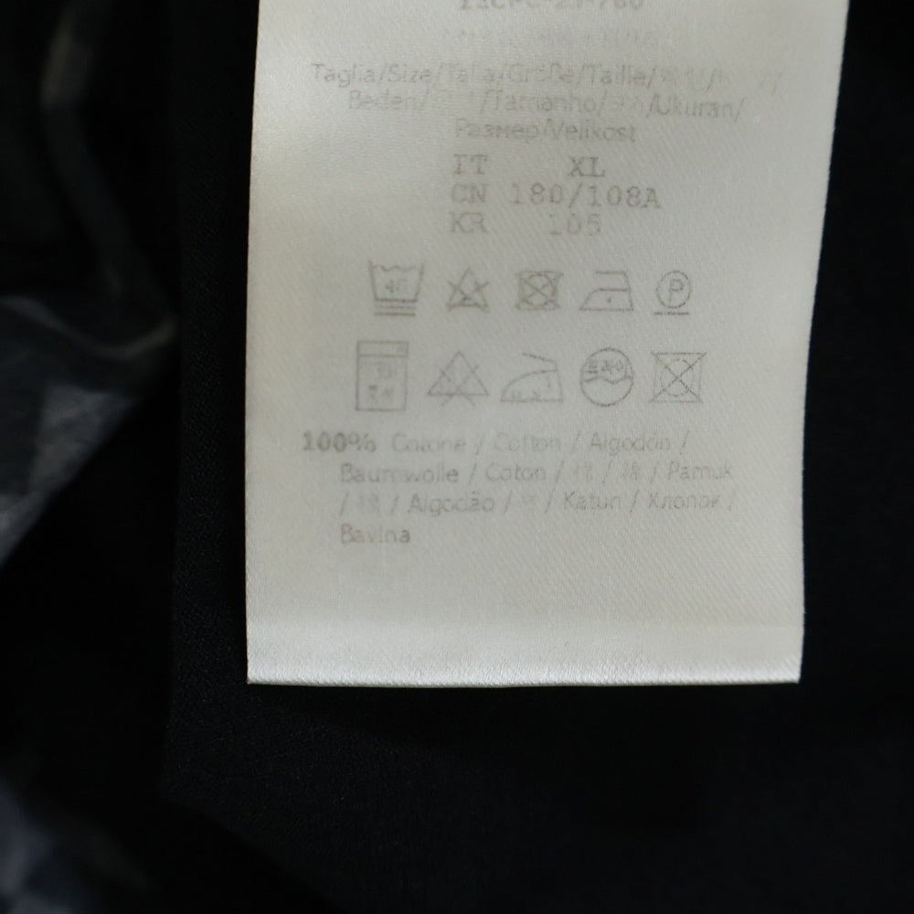 FENDI(フェンディ) 23SS FF ズッカ柄 クルーネック半袖Tシャツカットソー ブラック FAF682AN68