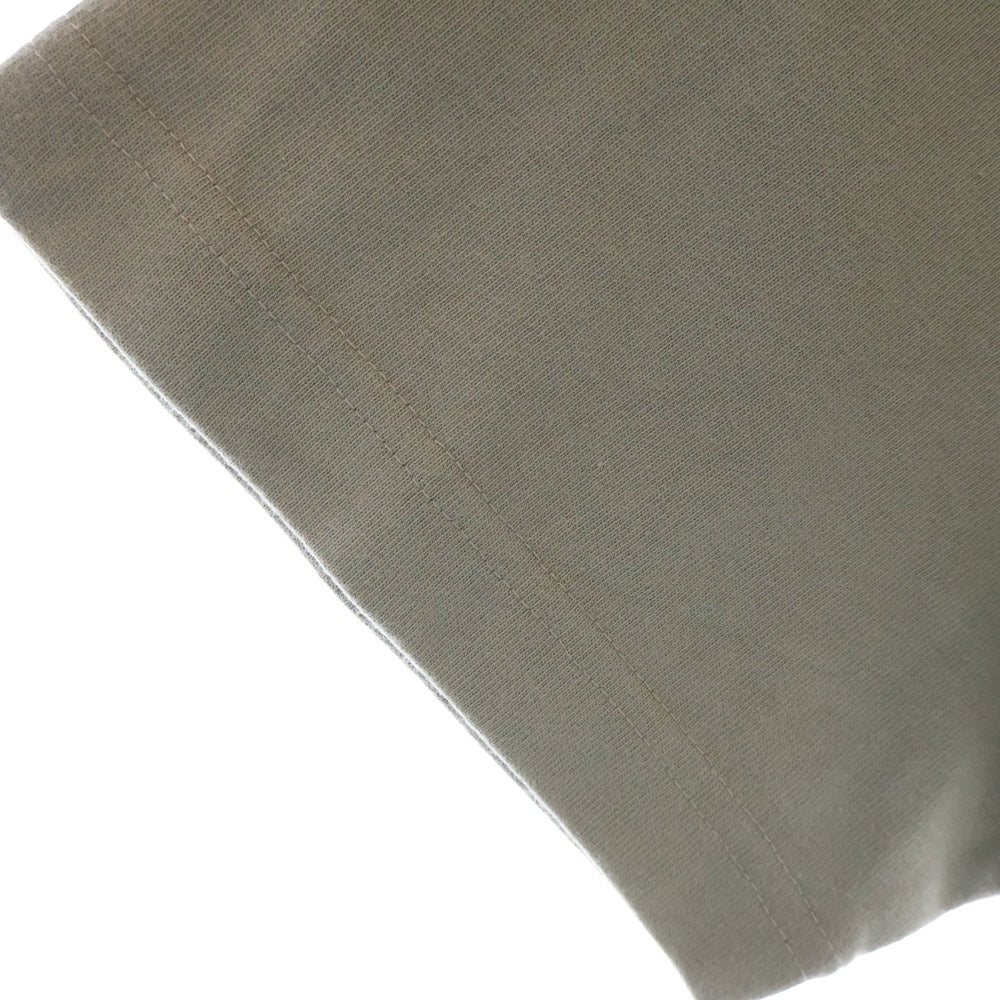 DIOR(ディオール) 23AW フロントワンポイントロゴ クルーネック半袖Tシャツカットソー グレー 343J637A0554