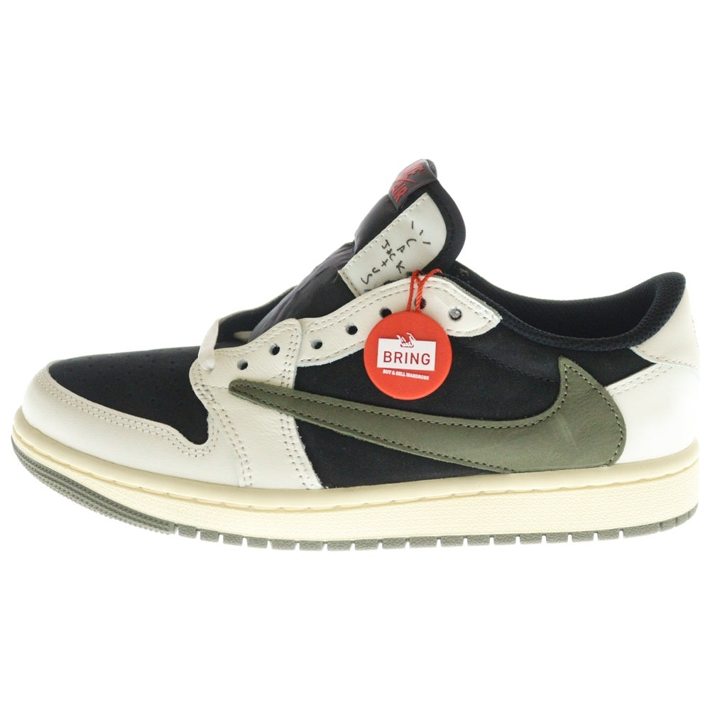 NIKE(ナイキ) WMNS AIR JORDAN 1 LOW OG SP MEDIUM OLIVE DZ4137-106 ウィメンズ トラヴィススコット エアジョーダン1ミディアムオリーブ ローカットスニーカー US7/24cm
