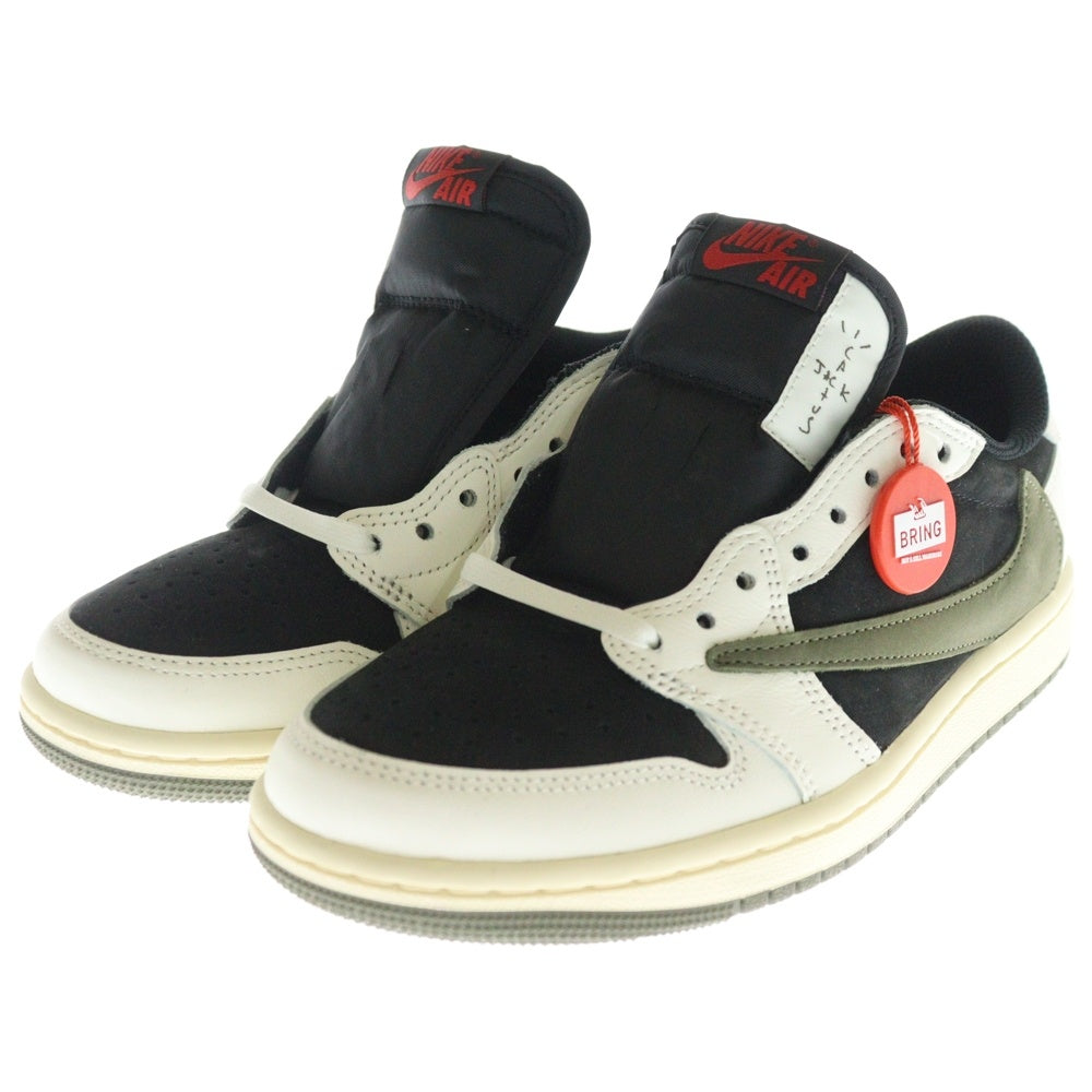 NIKE(ナイキ) WMNS AIR JORDAN 1 LOW OG SP MEDIUM OLIVE DZ4137-106 ウィメンズ トラヴィススコット エアジョーダン1ミディアムオリーブ ローカットスニーカー US7/24cm