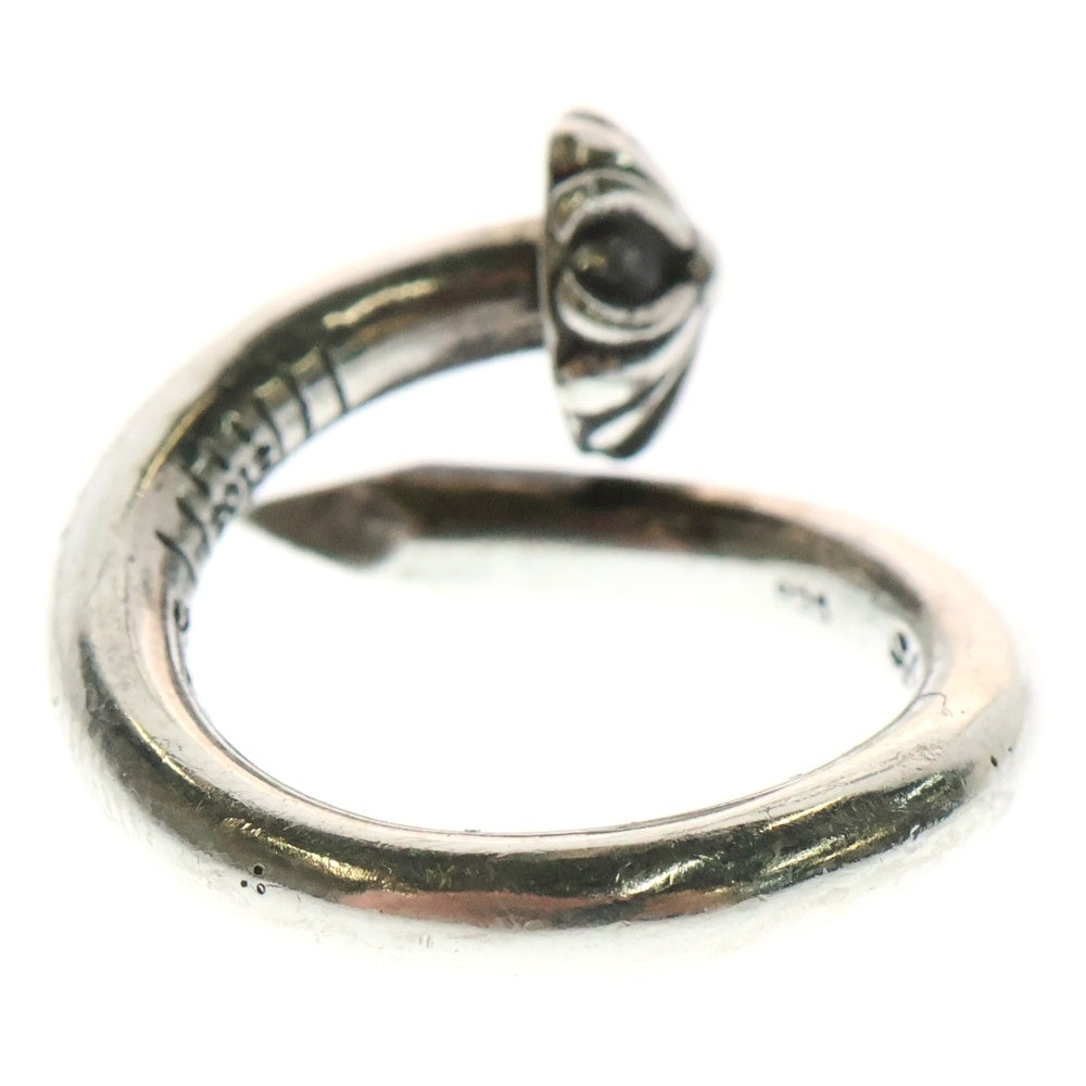 CHROME HEARTS(クロムハーツ) NAIL CRSBALL ネイル クロスボール リング シルバー BCA349