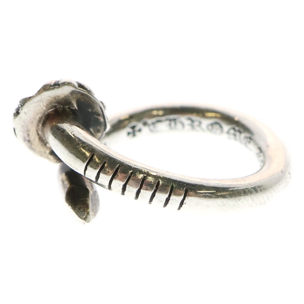 CHROME HEARTS(クロムハーツ) NAIL CRSBALL ネイル クロスボール リング シルバー BCA349