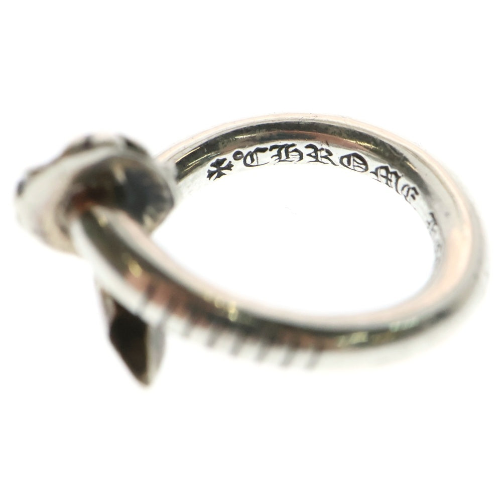 CHROME HEARTS(クロムハーツ) NAIL CRSBALL ネイル クロスボール リング シルバー BCA349
