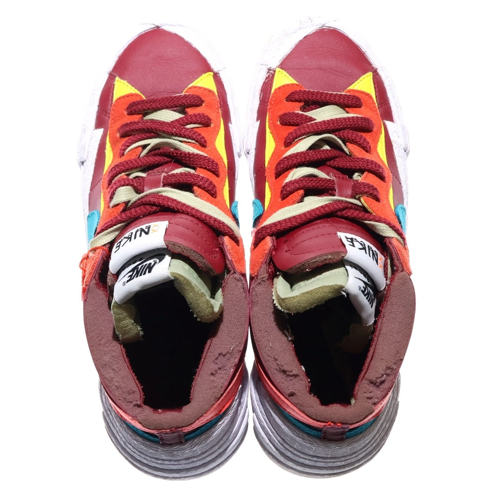 NIKE(ナイキ) × sacai × KAWS BLAZER LOW TEAM RED DM7901-600 サカイ カウズ ブレーザー チームレッド ローカットスニーカー シューズ マルチカラー US9.5/27.5cm