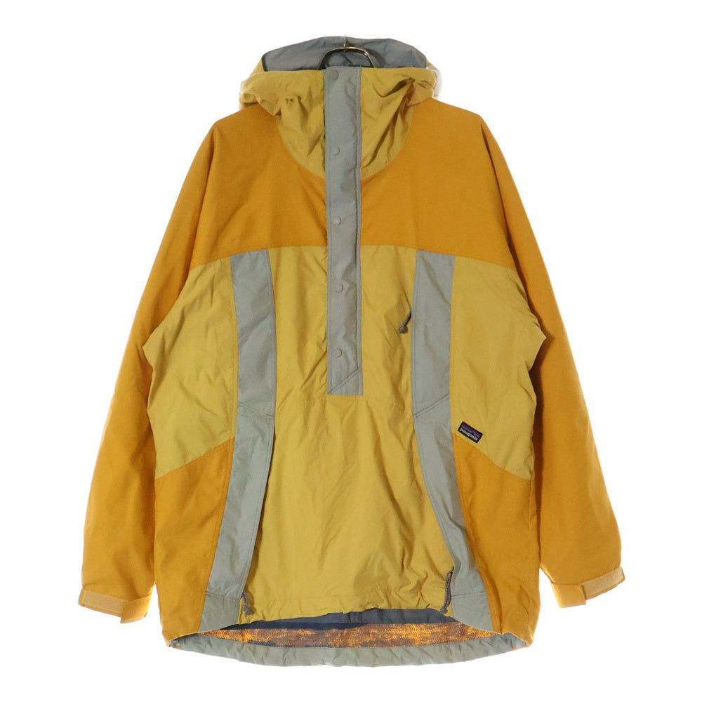 PATAGONIA(パタゴニア) 90s Back Bowl Anorak バックボウルアノラックジャケット マウンテンパーカー イエロー