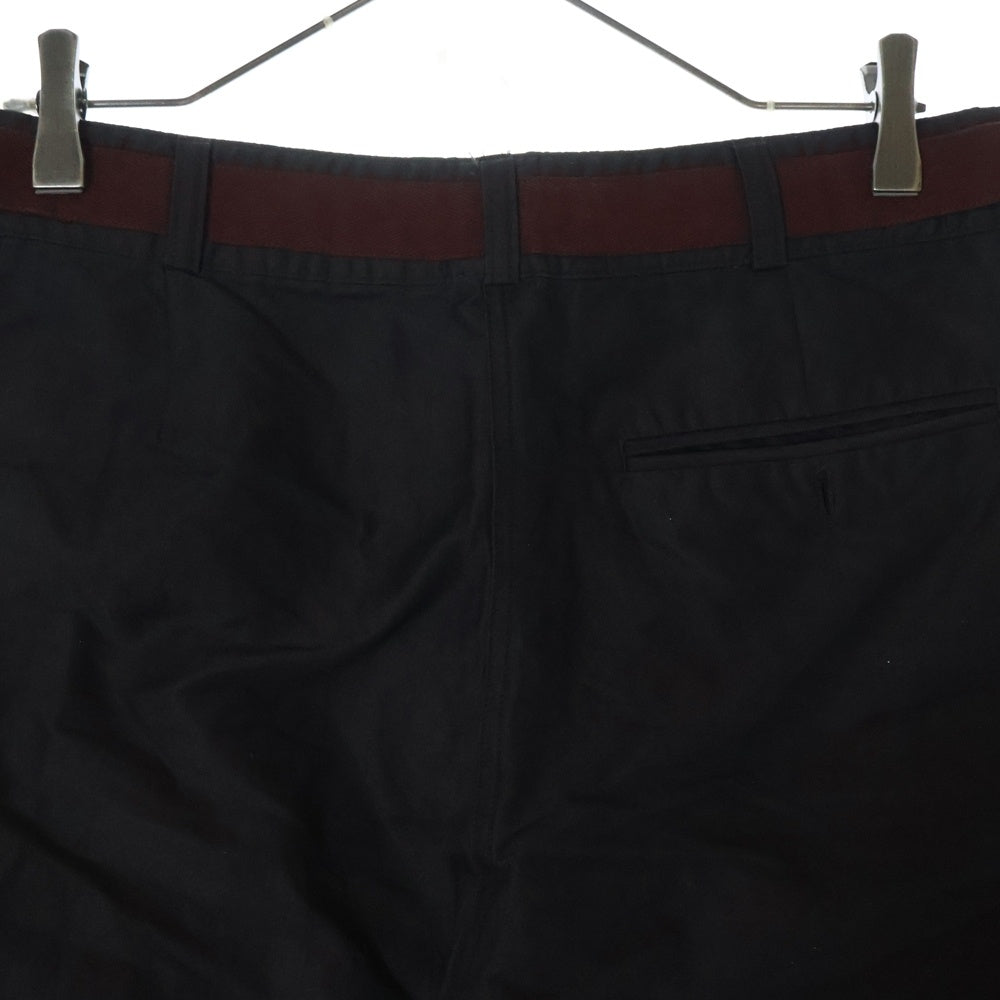 DRIES VAN NOTEN(ドリスヴァンノッテン) 2TUCK SHORT PANTS 2タックショートパンツ ショーツ ブラウン 1159-343-2144