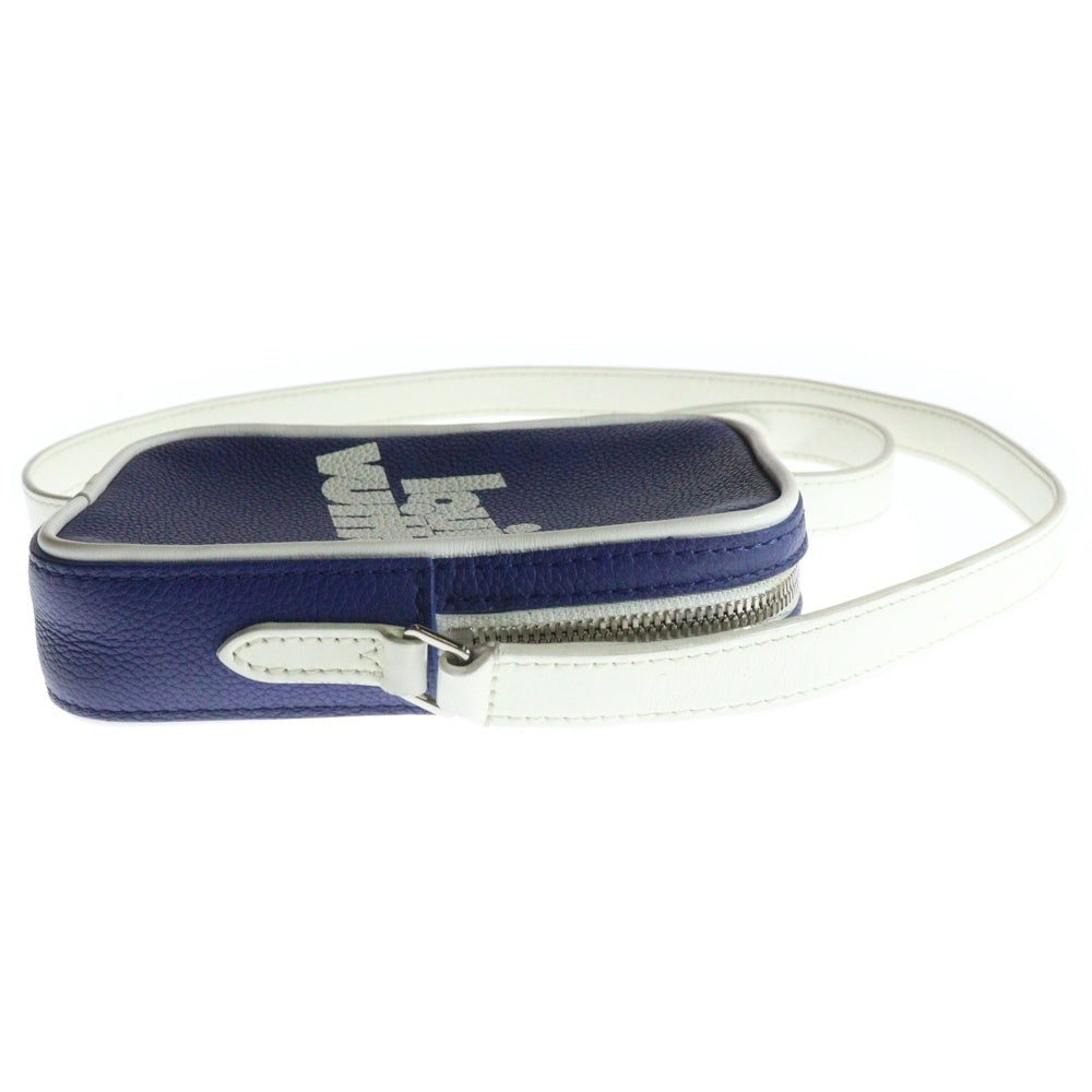 LOUIS VUITTON(ルイヴィトン) エブリデLV ダヌーヴ PPM ショルダーバッグ レザー ブルー/ホワイト M45893