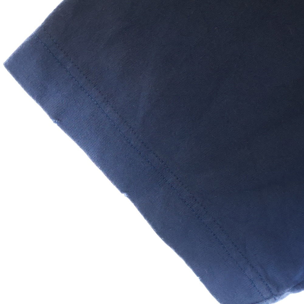 MAISON MIHARAYASUHIRO(メゾンミハラヤスヒロ) DISTRESSED ACID TEE プリント半袖カットソー 半袖Tシャツ ブルー J12TS552