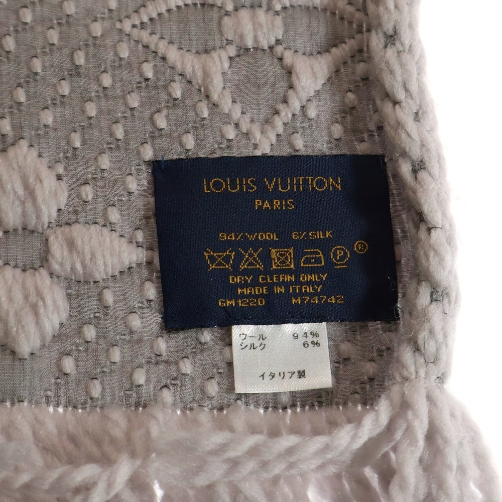 LOUIS VUITTON(ルイヴィトン) エシャルプロゴマニア モノグラムマフラー M74742 グレー