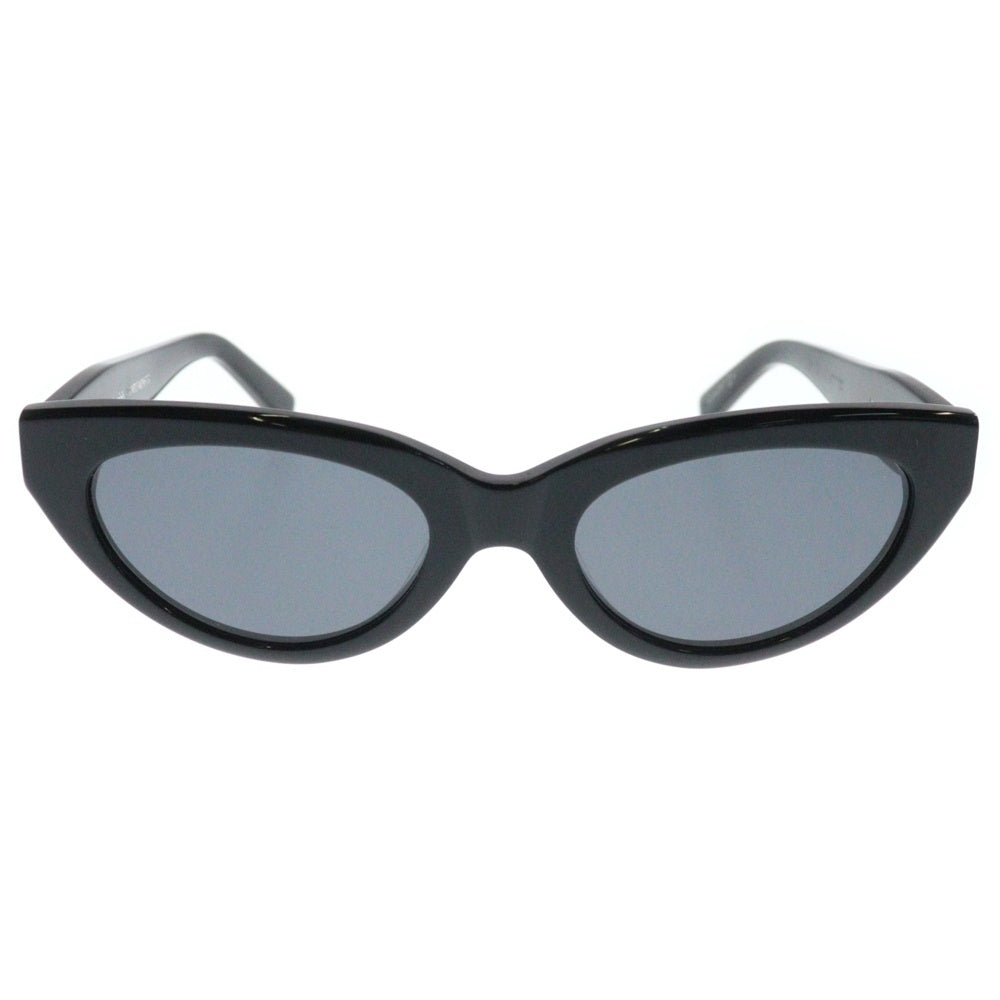 Maison Margiela(メゾンマルジェラ) ×GENTLE MONSTER MM108 Leather CAT-EYE Sunglasses ×ジェントルモンスター キャットアイ サングラス アイウェア 55□21‐145 ブラック