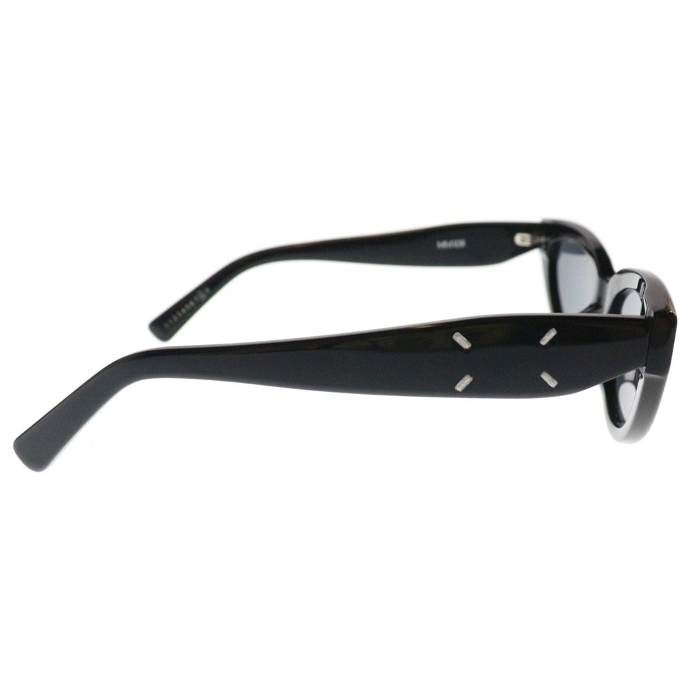 Maison Margiela(メゾンマルジェラ) ×GENTLE MONSTER MM108 Leather CAT-EYE Sunglasses ×ジェントルモンスター キャットアイ サングラス アイウェア 55□21‐145 ブラック