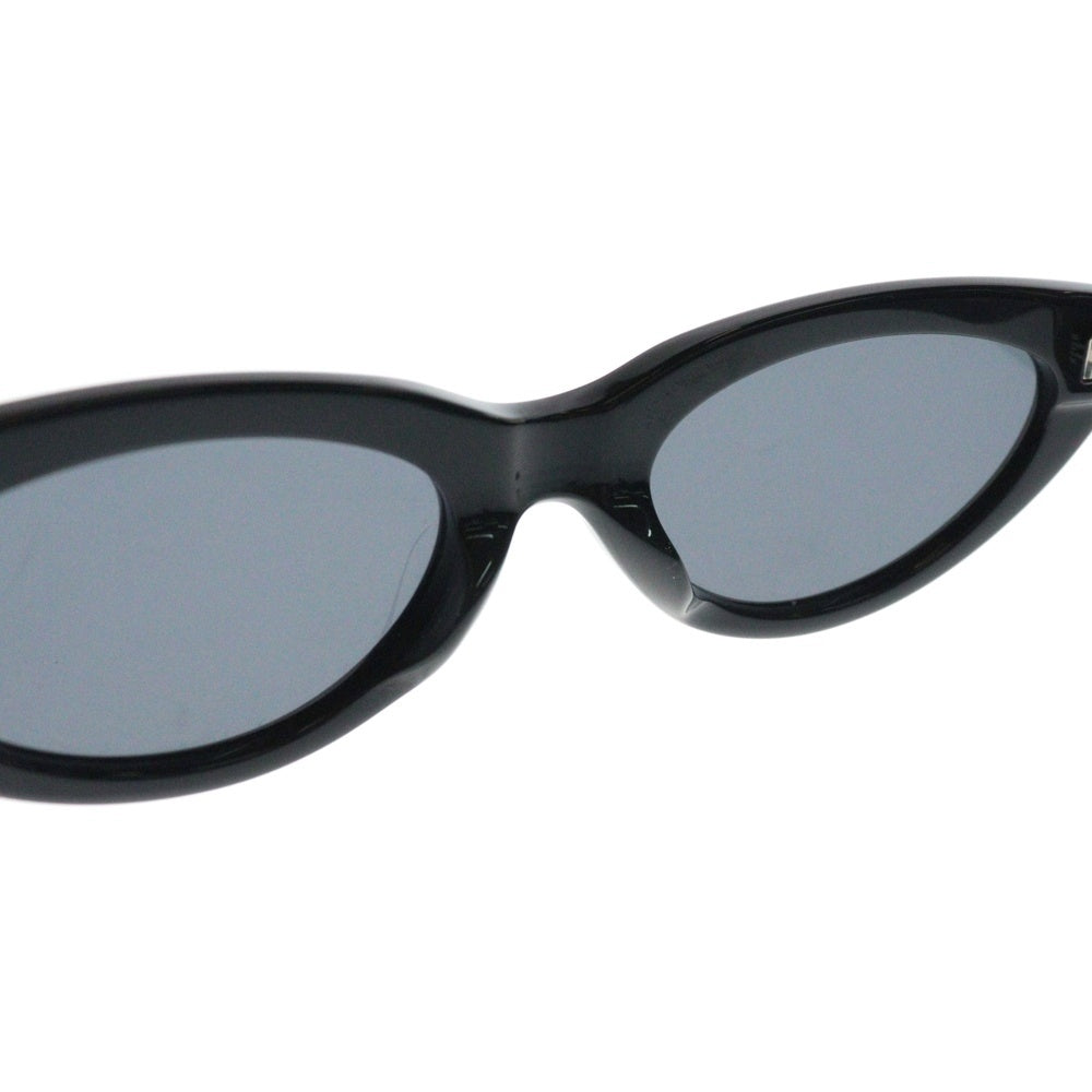 Maison Margiela(メゾンマルジェラ) ×GENTLE MONSTER MM108 Leather CAT-EYE Sunglasses ×ジェントルモンスター キャットアイ サングラス アイウェア 55□21‐145 ブラック