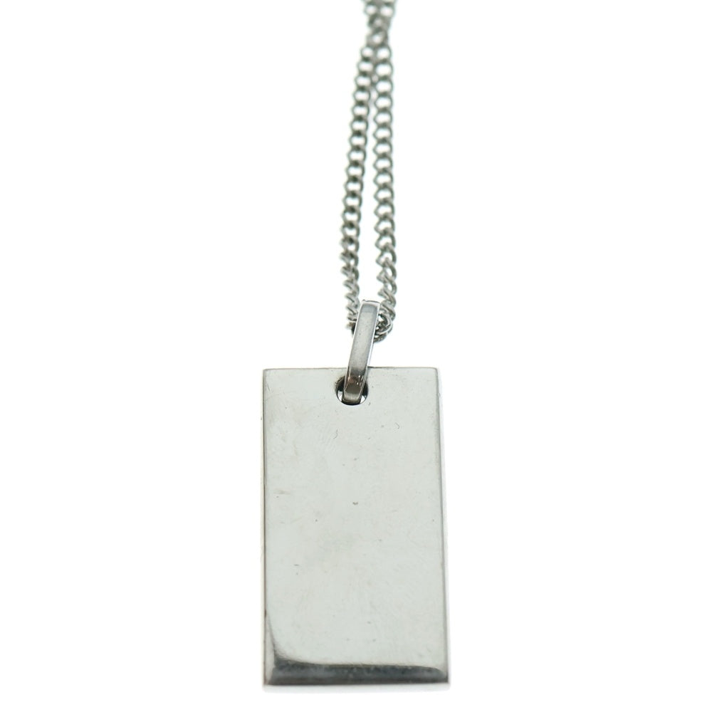 Calvin Klein(カルバンクライン) プレート チェーンネックレス シルバー