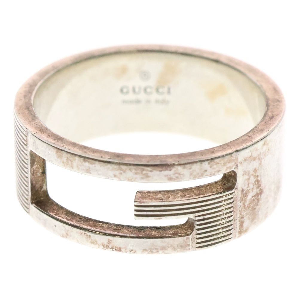 GUCCI(グッチ) ブランデッド レギュラー G シルバーリング 032660