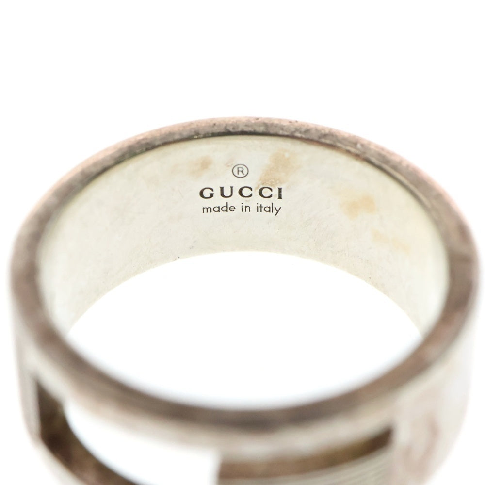 GUCCI(グッチ) ブランデッド レギュラー G シルバーリング 032660